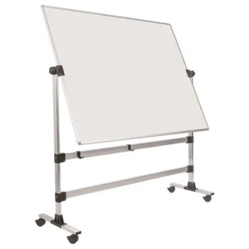 Tableau blanc &eacute;maill&eacute; pivotant 120 x 150 cm photo du produit