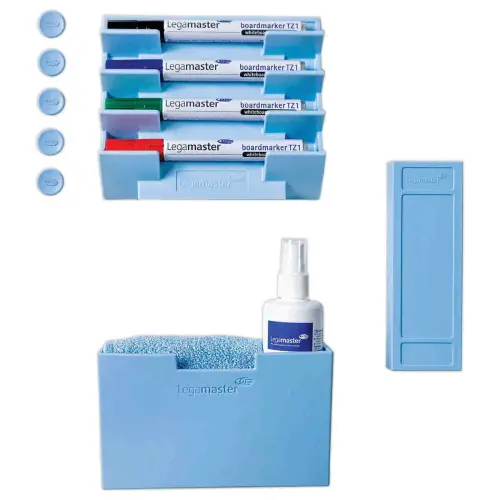 Brosse magnétique bleue pour tableau blanc - Rechargeable - LEGAMASTER photo du produit