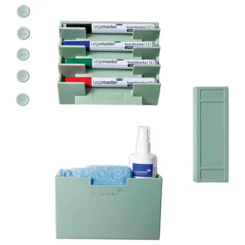 Porte-accessoires magnétique vert pour tableau blanc - LEGAMASTER photo du produit