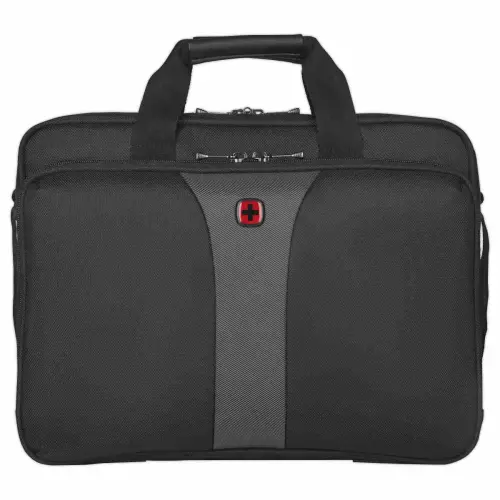 Sacoche double soufflets pour ordinateur portable 16" noir/gris photo du produit