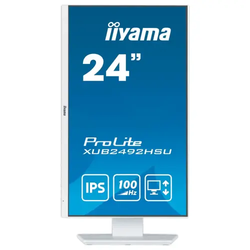Moniteur Prolite 24" blanc IIYAMA photo du produit