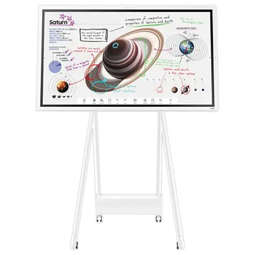 Ecran Flip 55" Samsung + support &agrave; roulettes Neomounts photo du produit