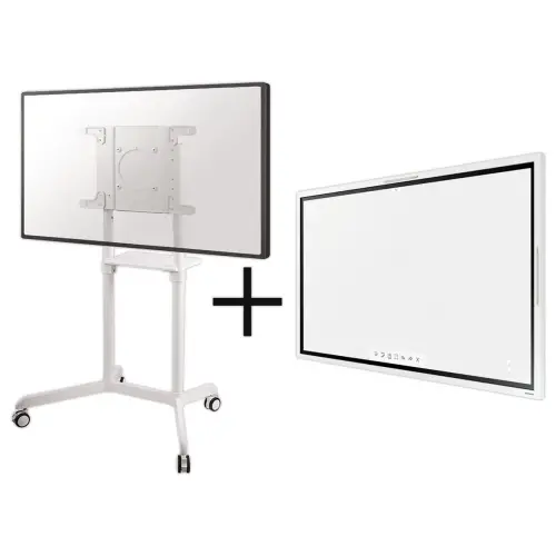 Ecran Flip 65" Samsung + support à roulettes Neomounts photo du produit