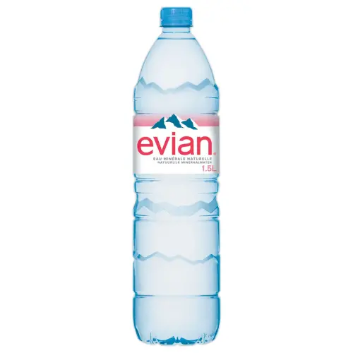 6 Bouteilles d'eau Evian - 1,5 litre photo du produit