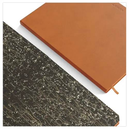 Carnet de Kempen large lign&eacute; Atlas - Brun photo du produit