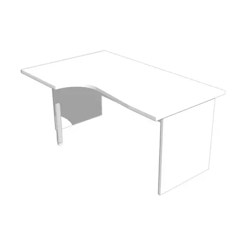 Bureau ROME compact G panneau 160 photo du produit