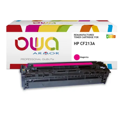 Toner &eacute;quivalent HP CF213A - Magenta - Owa photo du produit