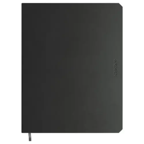 Agenda L semainier notes Brepols De Kempen Ashblack - Noir photo du produit