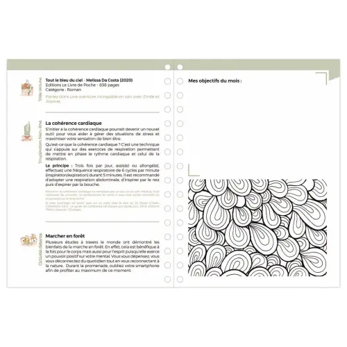 Agenda 21 perpétuel semainier S Eterny Graphic - Français photo du produit