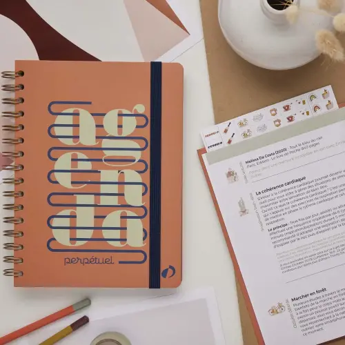 Agenda 21 perpétuel semainier S Eterny Graphic - Français photo du produit