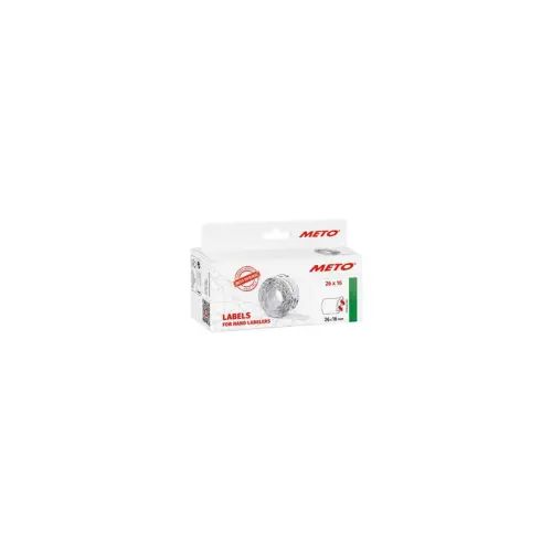 6 6 Rouleaux de 1000 &eacute;tiquettes 26 x 16 mm blanches photo du produit