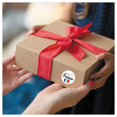 Rouleau de 500 étiquettes Ø 35mm Fabriqué en France photo du produit