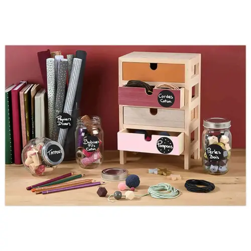 20 Paquets de 30 &eacute;tiquettes ardoise &Oslash; 48mm photo du produit