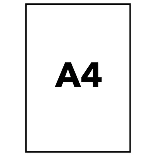 6 Stickers transparents A4 brillant permanent jet d'encre photo du produit