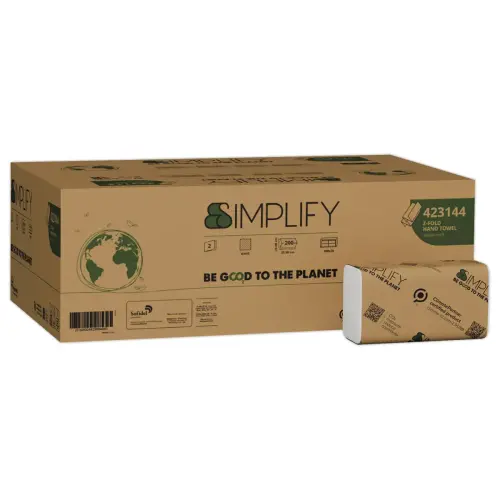 20 Paquet d'essuie-mains Pli&eacute; Z Simplify photo du produit