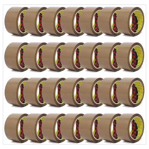 36 Rouleaux d'adhésifs havane Scotch® 3739 - 50mm X 66 m photo du produit