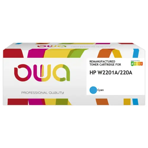 Toner K16553OW compatible HP W2201A OWA - Cyan photo du produit