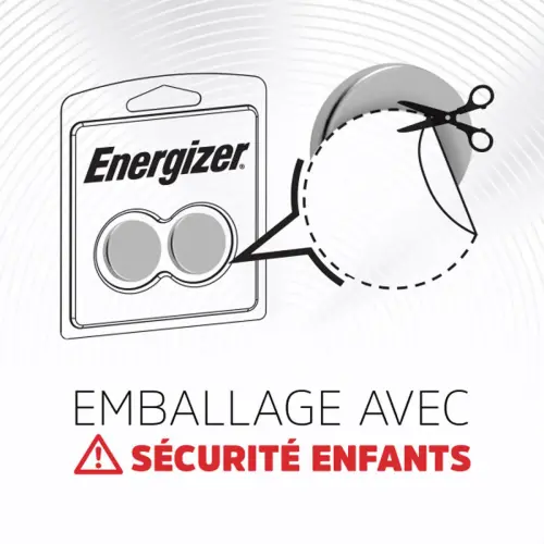 Pile Lithium CR1216 miniature Energizer photo du produit