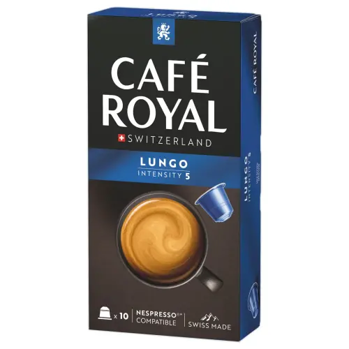 10 Capsules de café CAFE ROYAL Lungo - Compatibles Nespresso photo du produit