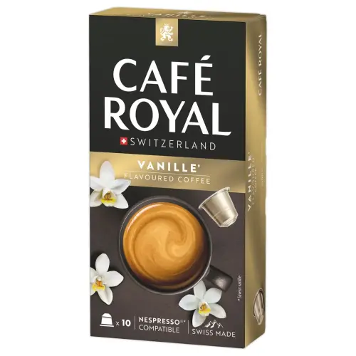 10 Capsules de caf&eacute; CAFE ROYAL Vanille - Compatibles Nespresso photo du produit
