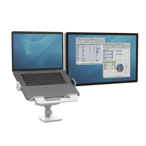 Support PC portable pour bras Tallo - Blanc - Fellowes photo du produit