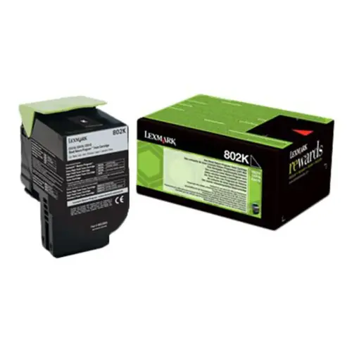 Toner 80C20K0 - Noir - Lexmark photo du produit