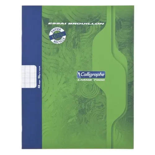 Cahier de brouillon réglure Seyès - 17 x 22 cm - 48 pages - Clairefontaine photo du produit