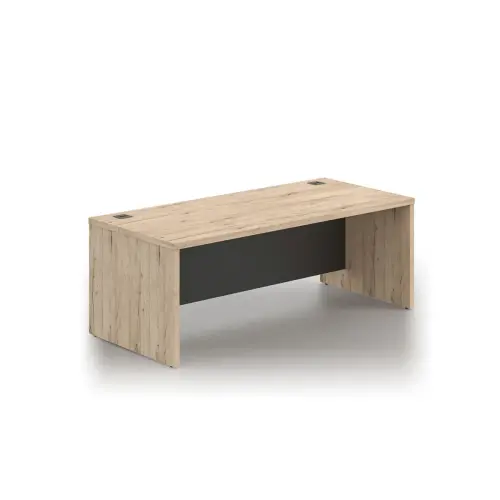 Bureau direction Milan - L180 - Mélaminé et chêne photo du produit