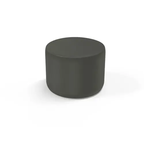 Pouf rond - Gris - Alba photo du produit