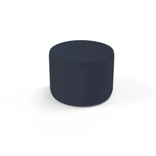 Pouf rond - Bleu foncé - Alba photo du produit