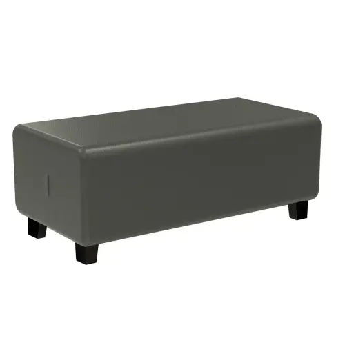 Banquette 2 places - Gris - Alba photo du produit