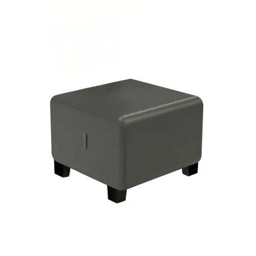 Pouf 1 place - Gris - Alba photo du produit