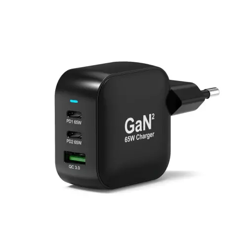 Chargeur secteur USB-C - 65W + Câble 2m - Port Connect photo du produit