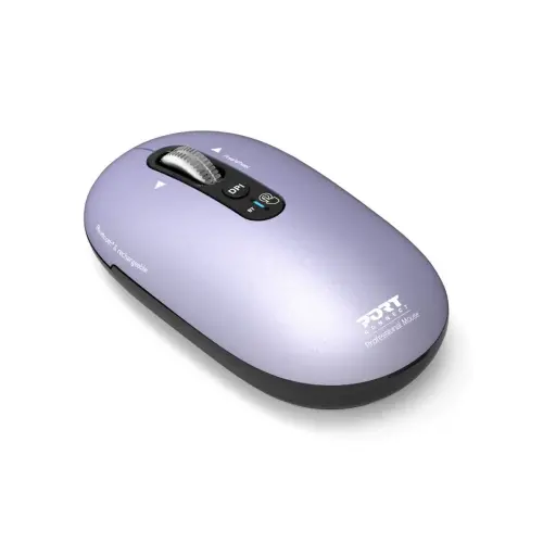 Souris sans fil PURE MAC - Bluetooth - Rechargeable - Violet - Port Connect photo du produit