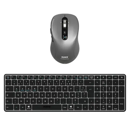 Pack souris et clavier sans fil - Bluetooth - Port Connect photo du produit