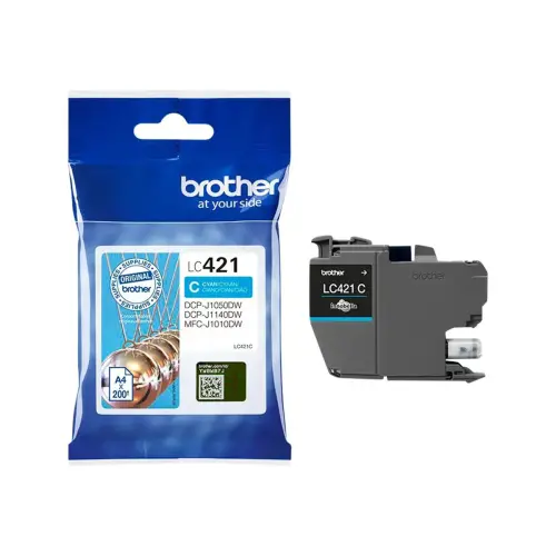CARTOUCHE JET D'ENCRE BROTHER LC421 CYAN - BROTHER photo du produit