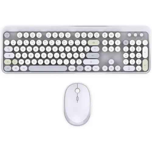 Pack clavier et souris sans fil - Blanc - Mobility Lab photo du produit