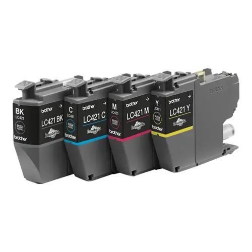 PACK 4 CARTOUCHES JET D'ENCRE BROTHER LC421 - BROTHER photo du produit