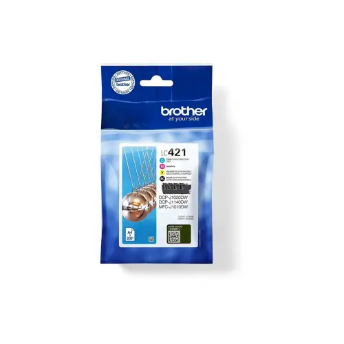 PACK 4 CARTOUCHES JET D'ENCRE BROTHER LC421 - BROTHER photo du produit