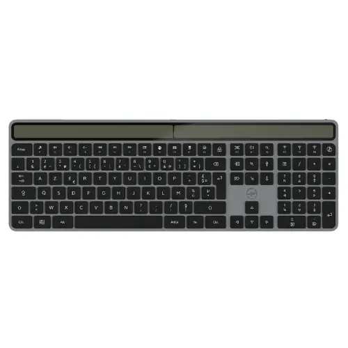 Clavier solaire - Sans fil - Azerty - Noir - Mobility Lab photo du produit
