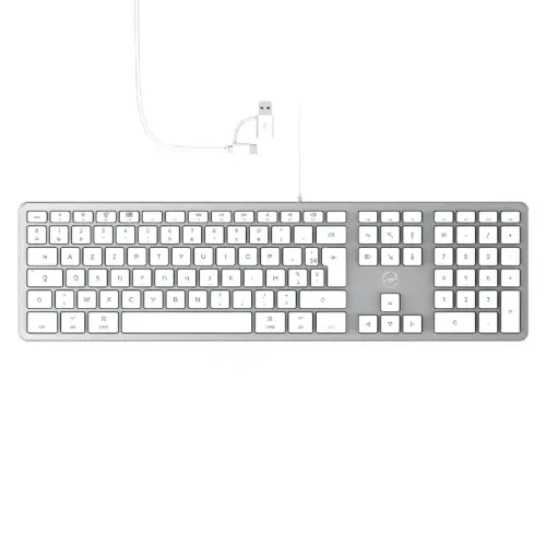 Clavier filaire - Blanc - Mobility Lab photo du produit