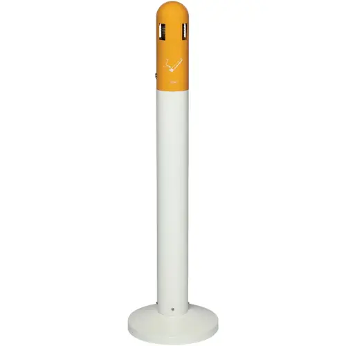 Cendrier sur pied - 3L - Blanc - Prrobbax photo du produit