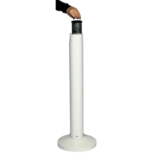 Cendrier sur pied - 3L - Blanc - Prrobbax photo du produit