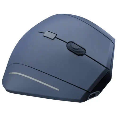 Souris ERGO sans fil - Verticale - Rechargeable - Bleu - T'NB photo du produit
