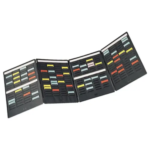 Mini planning portatif &agrave; fiches indice 1,5 - Nobo photo du produit