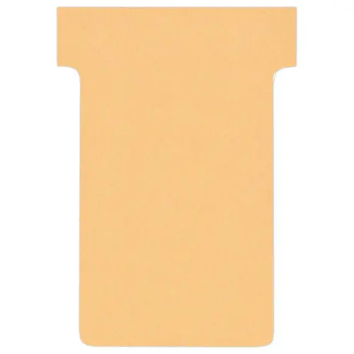100 Fiches T pour planning - Taille 2 - Beige - NOBO photo du produit