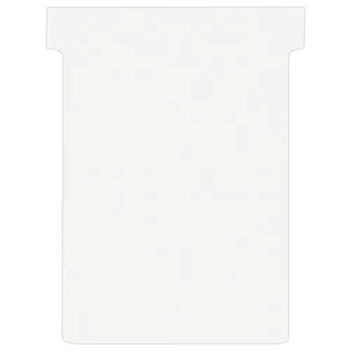 100 Fiches T pour planning - Taille 3 - Blanc - Nobo photo du produit