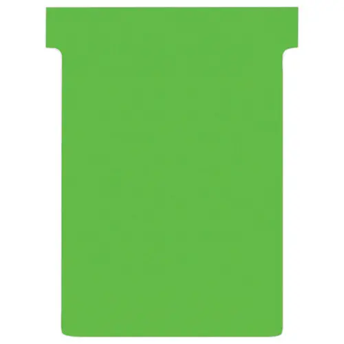 100 Fiches T pour planning - Taille 3 - Vert - NOBO photo du produit