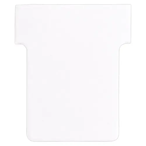 100 Fiches T pour planning - Taille 1,5 - Blanc - Nobo photo du produit