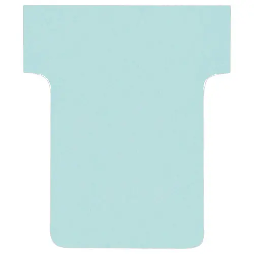 100 Fiches T pour planning - Taille 1,5 - Bleu clair - Nobo photo du produit